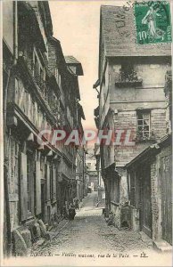 Old Postcard Lisieux Old Houses Street of Peace