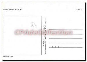 Postcard Modern BOURGANEUF ON emblazoned adhsifs