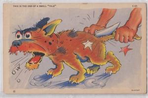 Dog Getting His Tail Cut Off