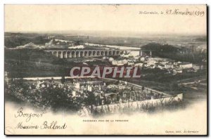 Old Postcard Saint Germain en Laye Panorama Taken From The Terrace