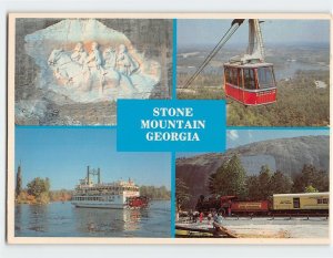 Postcard Stone Mountain, Georgia