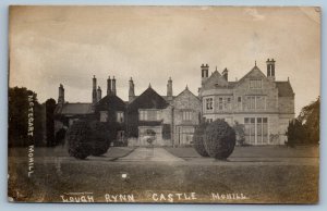 Mohill Co. Leitrim Ireland Postcard Lough Rynn Castle c1910 RPPC Photo