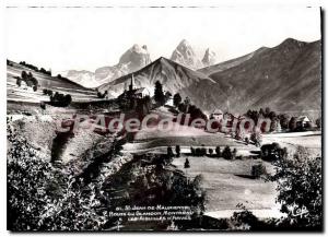 Postcard Old St Jean de Maurienne road Glandou Montrond and the Needles of Arves