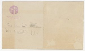 c.1910-20s Gedney Farm Hotel White Plains New York Envelope #DG