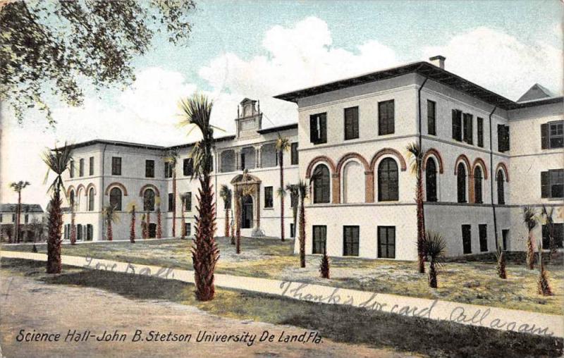 Florida  De Land John B. Stetson University    Science Hall,