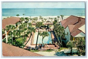 1959 Beacon By The Sea Motel Daytona Beach Florida FL Posted Vintage Postcard