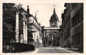 BR92786 besancon porte noire et cathedrale saint jean real photo  france