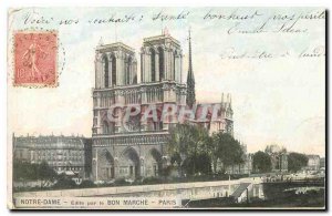 Old Postcard Notre Dame Paris