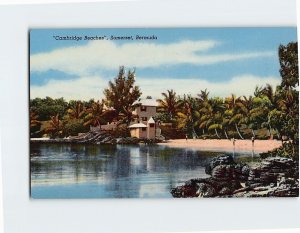 Postcard Cambridge Beaches, Somerset, British Overseas Territory