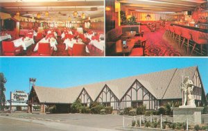 Phoenix AZ Neptune's Table Restaurant 702 W Camelback, Vintage Chrome Postcard