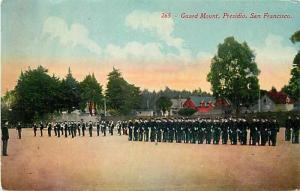 Military, CA, San Francisco, California, Guard Mount, Presidio, Mitchel No. 265