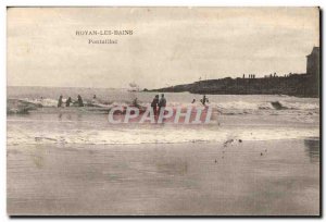 Old Postcard Royan Pontaillac Bains