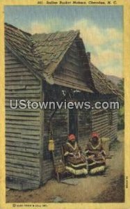 Indian Basket Makers - Cherokee, North Carolina NC  