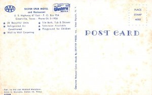 Greenville, Texas, Silver Spur Motel, AA366-2