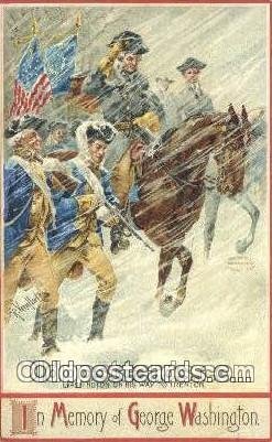 Artist Veenfliet, George Washington, 1st President USA Political 1910 postal ...