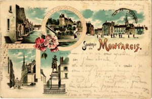 CPA AK LITHO MONTARGIS - Souvenir (987745)