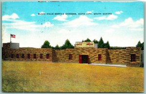 Black Hills Reptile Gardens Rapid City South Dakota Chrome UNP Linen Postcard I3