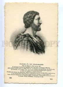 234202 CHARLES I Charlemagne Holy Roman Emperor Vintage PC