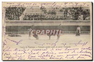 Old Postcard Bullfight Bullfight Toreador profile before taking the & # 39est...