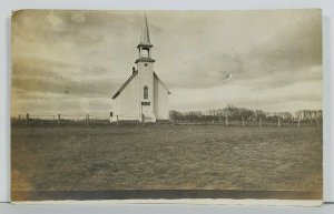 Clarion Iowa Lovely Church RPPC Mosley To Hastings in East Granby CT Postcard O7