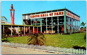 An Unusual View Of The Main Entrance To The Circus Hall Of Fame - Sarasota, FL