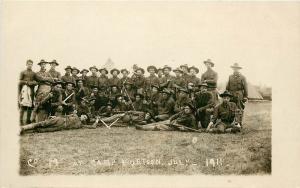 RPPC Company M at Camp Fortson, July 1911 Hampton GA Pre-WWI Army Military