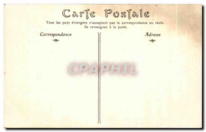 Old Postcard Chateau de Chaumont sur Loire Bedroom of Ruggierie