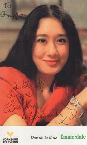 Diwata Margharita Dee De La Cruz Emmerdale Hand Signed Cast Card