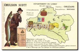 Postcard Old Scott Emulsion Department Loiret Montargis Orleans