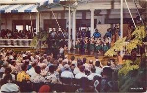 Broadcasting Hawaii Calls Mike Roberts postcard 11088