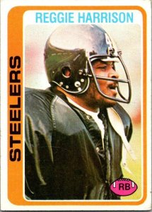 1978 Topps Football Card Reggie Harrison Pittsburgh Steelers sk7474