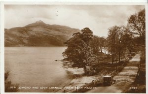 Scotland Postcard - Lomond & Loch Lomond from Nr Tarbet - Real Photograph ZZ681