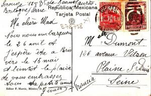 B78758 castillo de chapultepec  mexico scan front/back image 