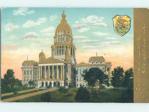 Unused Divided-Back POSTCARD FROM Springfield Illinois IL HM5533