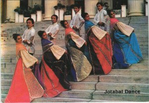 PC PHILIPPINES, JOTABAL DANCE, Modern Postcard (B40292)