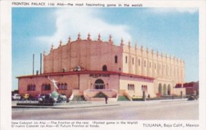 Mexico Tijuana Jai Alai Fronton Palace