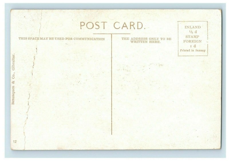 C.1910 Gibraltar, Southport Gates Postcard P170