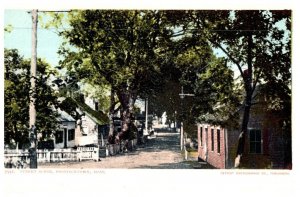 Street Scene Provincetown Massachusetts Postcard