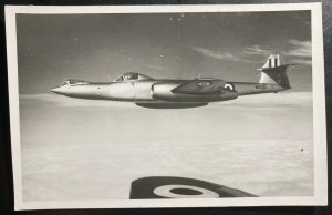 Mint Real Picture Postcard RPPC Royal Air Force Gloster Meteor F8 Airplane