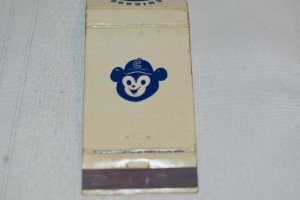 Chicago Cubs Cubbie Bear Baseball Illinois 20 Strike Matchbook Cover