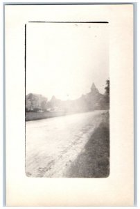 c1910's Ocean Pathway Town View Ocean Grove New Jersey NJ RPPC Photo Postcard 