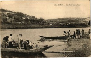 CPA AGEN - La Peche aux Aloses (210702)