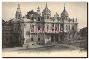 Old Postcard Monte Carlo Casino The front