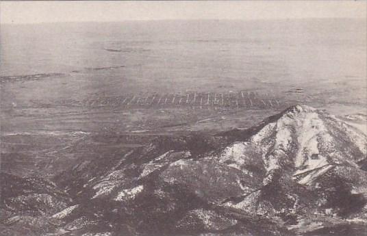 Colorado Colorado Springs Manitou And Plains From Pikes Peak Albertype