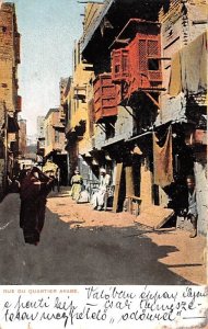 Rue du Quartier Arabe Egypt, Egypte, Africa 1910 