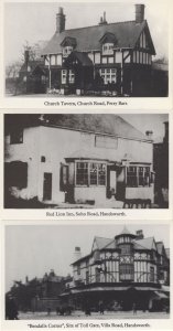 Church Tavern Pub Church Road Handsworth Bucks 3x PB Postcard s