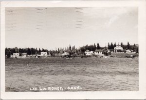 Lac La Ronge SK Saskatchewan Sask Lake c1950 RPPC Postcard C10