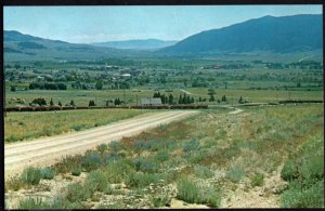 Montana BOULDER Panoramic View as seen from Free Enterprise Health Mine - Chrome