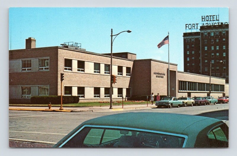 Post Office  and Federal Building Rock Island Illinois IL UNP Chrome Postcard O7