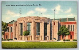 Ohio Postcard - United States Naval Reserve     Toledo  1939